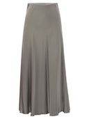 Herno Satin Effect Long Skirt