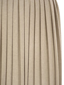Fabiana Filippi Long Pleated Skirt In Wool, Silk And Cashmere