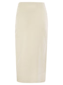 Fabiana Filippi geborsteld mohair rok