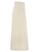 Fabiana Filippi geborsteld mohair rok