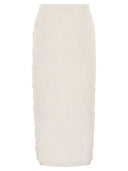 Fabiana Filippi Slim Skirt With Embossed Finish