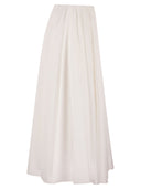 Fabiana Filippi Cotton Midi Skirt With Elasticated Waist And Fluid Silhouette