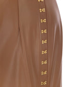 Elisabetta Franchi Pencil Skirt With Jewelled Hooks
