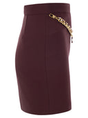 Elisabetta franchi stretch crêpe minirok met riem