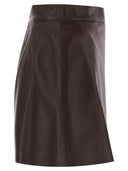 Elisabetta Franchi Mini Skirt In Nappa Leather