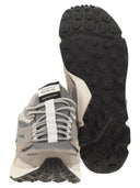 Run Of Leather And Fabric Trainers