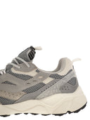 Run Of Leather And Fabric Trainers