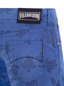 Vilebrequin Bermuda Shorts With Ronde Des Tortues Resin Print