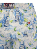 Mc2 Saint Barth Gustavia Swimming Costume With Gin Mare Print Special Edition