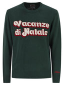 Mc2 Saint Barth Heron Crew Neck Sweater With Embroidery On The Front