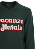 Mc2 Saint Barth Heron Crew Neck Sweater With Embroidery On The Front