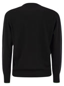 Mc2 Saint Barth Non Ci Resta Che Sbocciare Sweater In Wool And Cashmere Blend