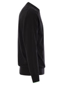 Mc2 Saint Barth Non Ci Resta Che Sbocciare Sweater In Wool And Cashmere Blend
