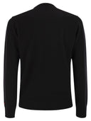 Mc2 Saint Barth Heron Crew Neck Sweater With Embroidery On The Front