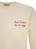 Mc2 Saint Barth Amo Cortina Da Un Pezzo Sweater In Wool And Cashmere Blend