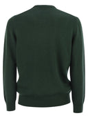 MC2 Saint Barth Heron Crew Neck Sweater med broderi på fronten