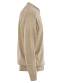 Mc2 Saint Barth Heron Crew Neck Jumper With Embroidery On The Chest