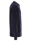 Mc2 Saint Barth Heron Crew Neck Sweater With Embroidery On The Front