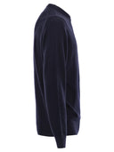 Mc2 Saint Barth Heron Crew Neck Jumper With Embroidery On The Chest
