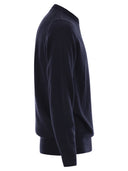 Mc2 Saint Barth Heron Crew Neck Jumper avec broderie sur la poitrine