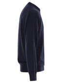 Mc2 Saint Barth Heron Crew Neck Jumper With Embroidery On The Chest