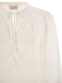 Mc2 Saint Barth Harper Shirt With Mandarin Collar