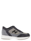 Hogan Interactive Suede And Fabric Trainers