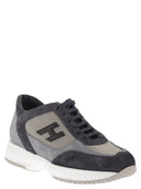 Hogan Interactive Suede And Fabric Trainers