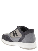 Hogan Interactive Suede And Fabric Trainers