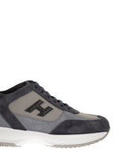 Hogan Interactive Suede And Fabric Trainers