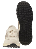 Hogan Hyperlight Leather i Tekstile Treners z bocznym H