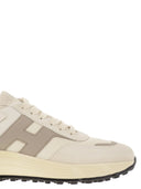 Hogan Hyperlight Leather i Tekstile Treners z bocznym H