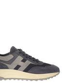 Hogan Hyperlight Sneakers In Suede And Fabric