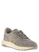 Hogan Hyperlight Sneakers In Suede And Fabric