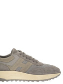 Hogan Hyperlight Sneakers In Suede And Fabric