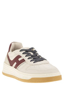 Hogan H630 Leather Lace Up Trainers