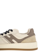 Hogan H630 Leather Trainers With H On The Side