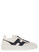 Hogan H rayures des baskets en cuir avec le côté h