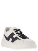 Hogan H rayures des baskets en cuir avec le côté h
