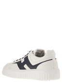 Hogan H rayures des baskets en cuir avec le côté h