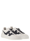 Hogan H rayures des baskets en cuir avec le côté h