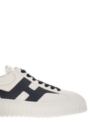 Hogan H rayures des baskets en cuir avec le côté h