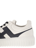 Hogan H rayures des baskets en cuir avec le côté h