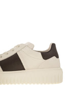 Hogan H Stripes Leather Trainers