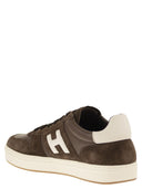 Hogan H668 Hogan H Tv Leather And Suede Trainers