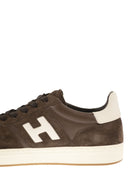 Hogan H668 Hogan H Tv Leather And Suede Trainers