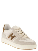 Hogan H668 Hogan H Tv Leather And Suede Trainers