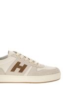Hogan H668 Hogan H Tv Leather And Suede Trainers