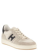 Hogan H668 Hogan H Tv Leather And Suede Trainers