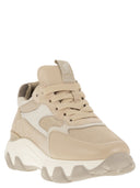 Hogan Hyperactive Leather And Fabric Trainers